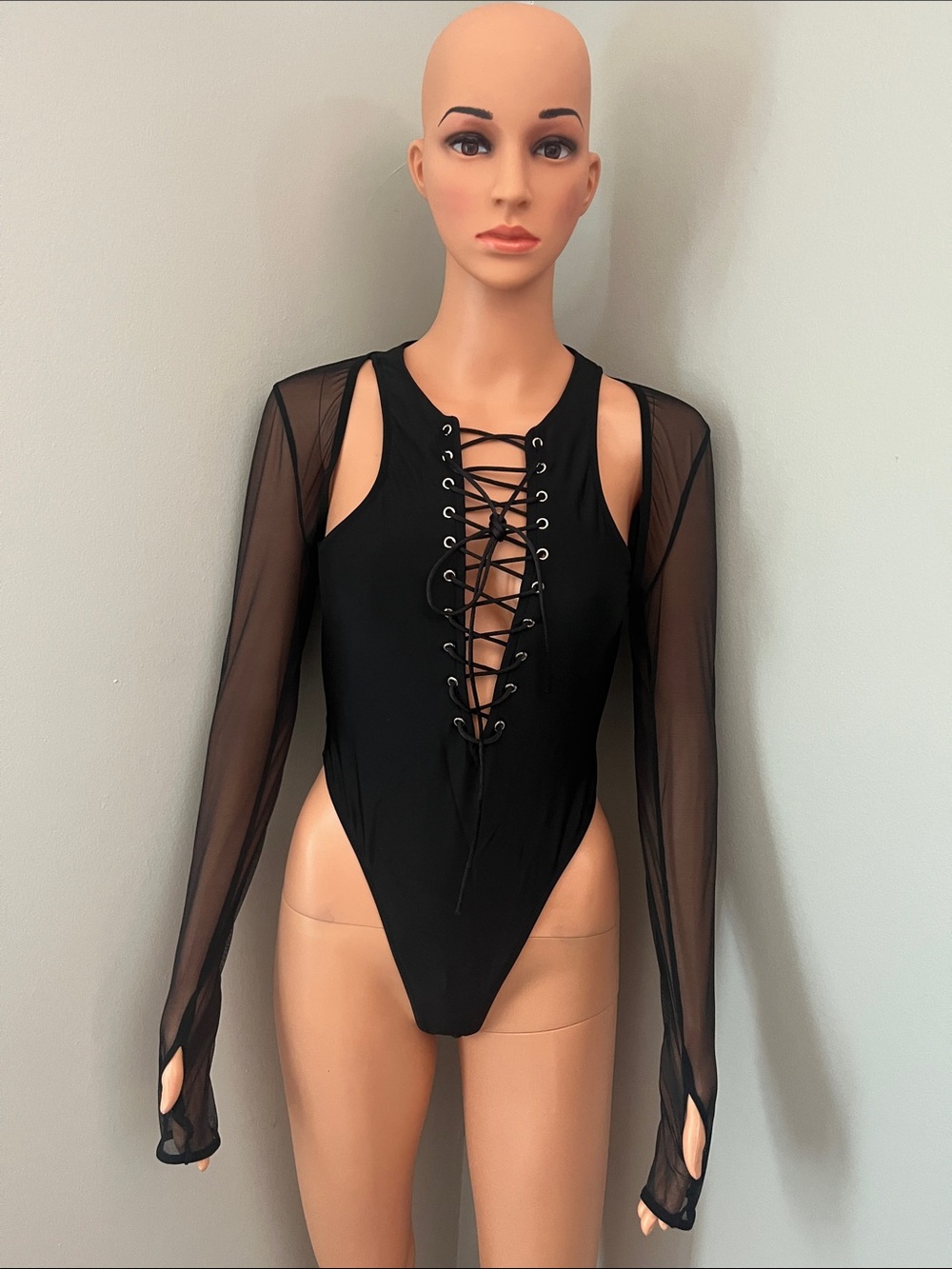 ‼️NWT‼️Rare‼️Dolls Kill X Widow From The Depths Swimsuit Shrug Set Black Medium